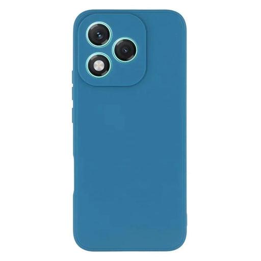 WANLONFENG For Honor 400 Lite 5G Case  ZB1 Series Precise Cutouts Straight Edge TPU Phone Cover with 2Pcs Tempered Glass Films - Sapphire - 2