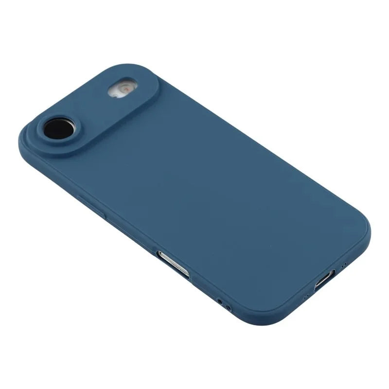 WANLONFENG For iPhone Air Case  ZB1 Series Precise Cutouts Straight Edge TPU Phone Cover with 2Pcs Tempered Glass Films - Sapphire - 5
