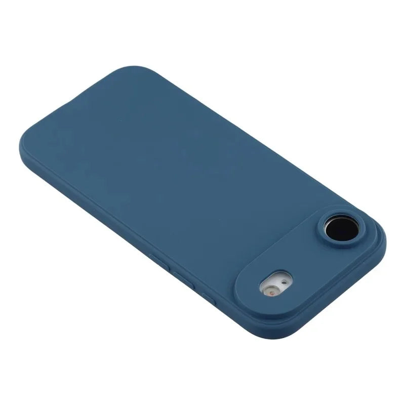 WANLONFENG For iPhone Air Case  ZB1 Series Precise Cutouts Straight Edge TPU Phone Cover with 2Pcs Tempered Glass Films - Sapphire - 6