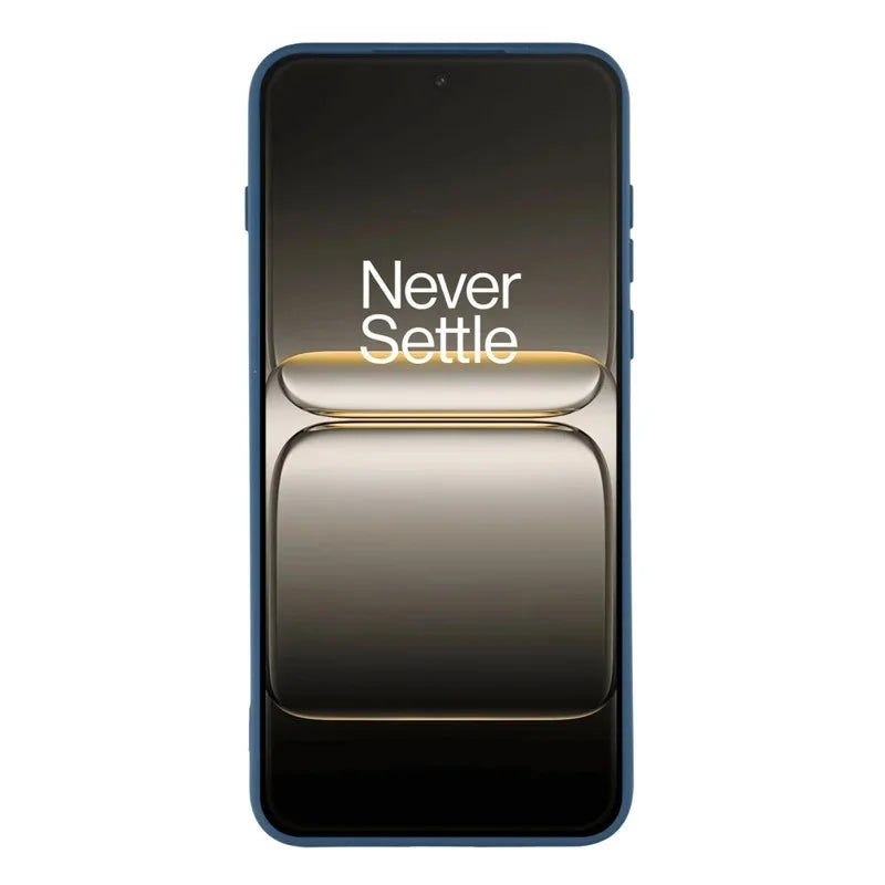 WANLONFENG For OnePlus Ace 5 Ultra 5G / OnePlus Nord 5 5G Case  ZB Series Precise Cutouts Straight Edge TPU Phone Cover with Tempered Glass Film - Sapphire - 3
