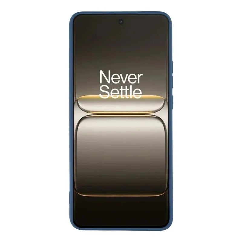 WANLONFENG For OnePlus Ace 5 Racing 5G / OnePlus Nord CE5 5G Case  ZB Series Precise Cutouts Straight Edge TPU Phone Cover with Tempered Glass Film - Sapphire - 3