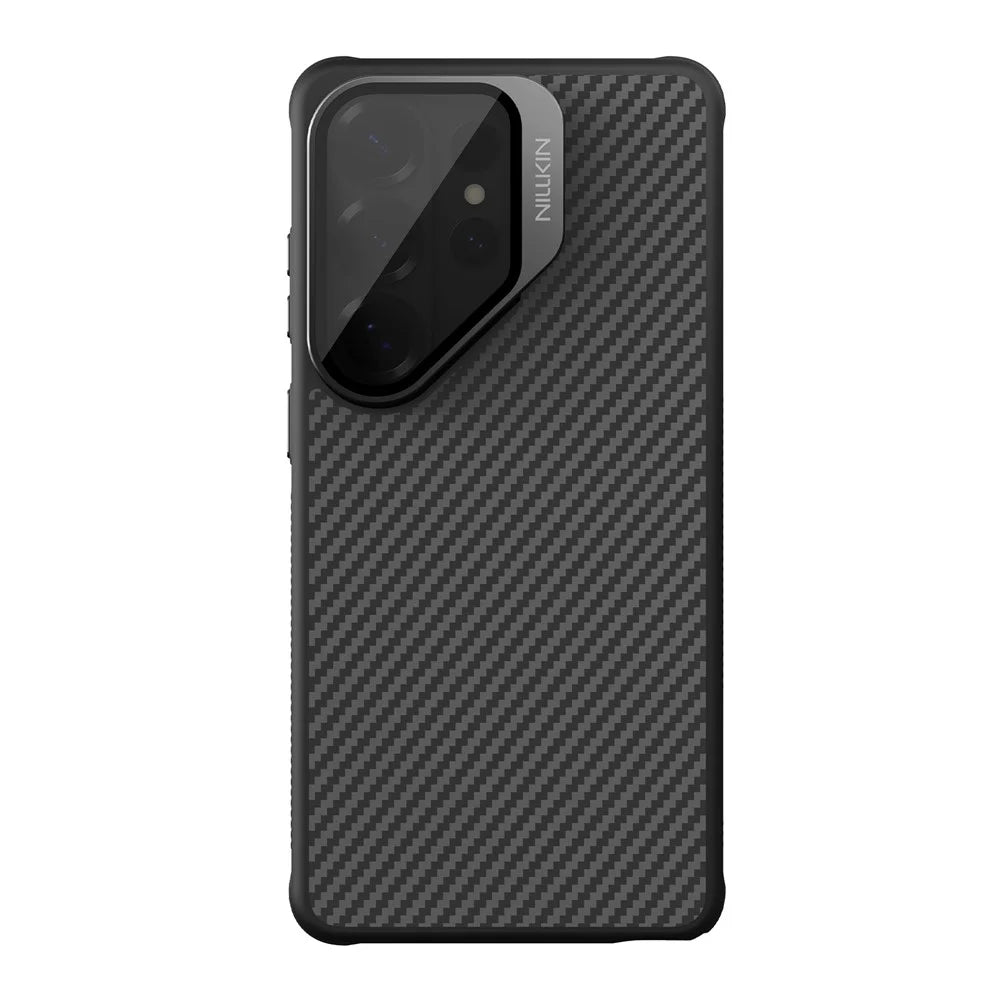NILLKIN For Samsung Galaxy S26 Ultra Magnetic Case TPU + Aramid Fiber Lens Cover Kickstand Phone Cover - 2