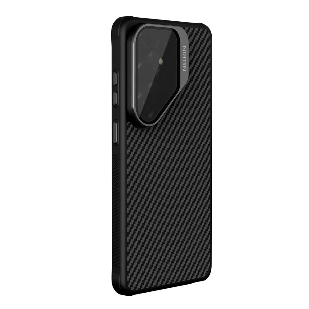 NILLKIN For Samsung Galaxy S26 Ultra Magnetic Case TPU + Aramid Fiber Lens Cover Kickstand Phone Cover - 3