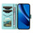 For Google Pixel 10a Wallet Case Rhombus Leather Phone Cover with Strap - Green - 2