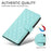 For Google Pixel 10a Wallet Case Rhombus Leather Phone Cover with Strap - Green - 6