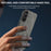 WANLONFENG For Samsung Galaxy A57 5G Magnetic Case  SD1 Series Nappa Texture PC TPU Phone Cover - Grey - 5