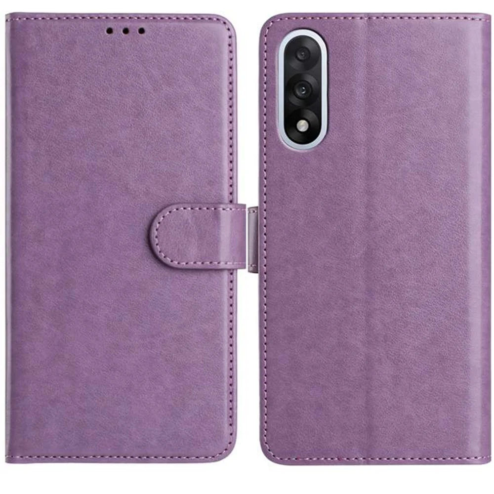 For OnePlus Nord 5 5G Wallet Phone Case Stand PU Leather Folio Flip Cover with 8 Card Slot - Purple - 3