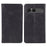 For Sony Xperia 10 VII Case Strong Magnetic PU Leather Phone Cover Calf Texture - Black - 1