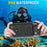 IP68 Waterproof Phone Case for iPhone Air Metal + Silicone Cover with Screen Protector - Black - 4