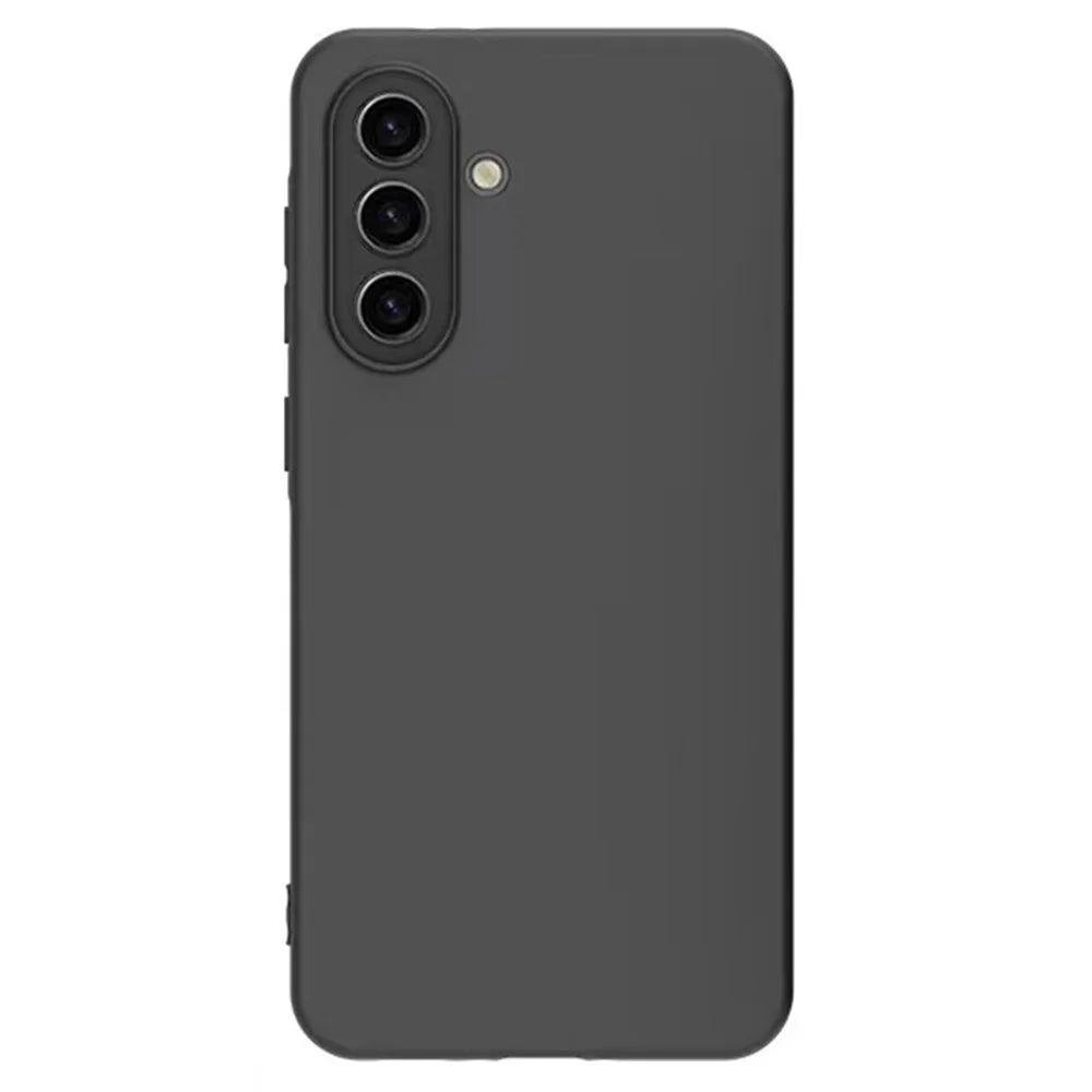 For Samsung Galaxy A37 5G Matte Phone Case Cell Phone Soft TPU Protective Back Cover - Black - 1