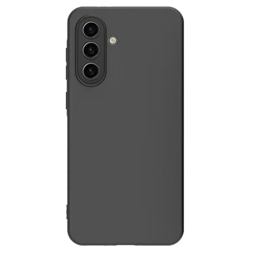 For Samsung Galaxy A37 5G Matte Phone Case Cell Phone Soft TPU Protective Back Cover - Black - 1