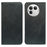 For Realme GT 8 Pro 5G Case Strong Magnetic PU Leather Phone Cover Calf Texture - Black - 1