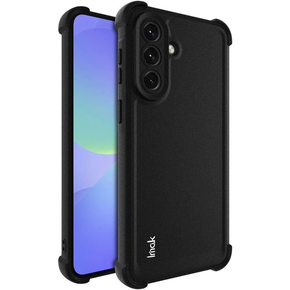IMAK For Samsung Galaxy A57 5G Case TPU Phone Cover Airbag Shockproof Protection - Matte Black - 1