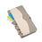 Phone Case For Samsung Galaxy A18 5G / A18 4G / A17 5G / A17 4G Zipper Wallet Color Splicing TPU PU Leather Flip Phone Cover with Strap - Grey - 5