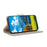For Samsung Galaxy S25+ Case Zipper Wallet Color Splicing TPU PU Leather Flip Phone Cover with Strap - Grey - 2