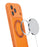 For iPhone 17 Pro Max Case Compatible with MagSafe Rotating Kickstand TPU + PC Skin Touch Phone Cover - Orange - 2