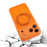 For iPhone 17 Pro Max Case Compatible with MagSafe Rotating Kickstand TPU + PC Skin Touch Phone Cover - Orange - 3