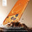 JAUCASE For iPhone 17 Pro Max Magnetic Case Linen Texture Rotary Ring Kickstand PC + TPU Phone Cover - Orange - 5