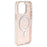 For iPhone 14 Pro Glitter Design Magnetic Back Cover TPU+PC Phone Drop-Proof Case Compatible with MagSafe Charger - Gold - 3