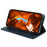 For Samsung Galaxy S26 Case Hidden Magnetic Closure Calf Texture Leather Phone Cover - Blue - 3