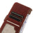 For Samsung Galaxy A37 5G Case RFID Blocking Genuine Cow Leather Wallet Phone Cover - Brown - 6