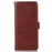 For Samsung Galaxy A37 5G Case RFID Blocking Genuine Cow Leather Wallet Phone Cover - Brown - 7