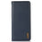 KHAZNEH For Samsung Galaxy A37 5G Case Wallet Genuine Cow Leather Phone Cover Nappa Texture - Blue - 6