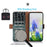 For Samsung Galaxy A37 5G Case RFID Blocking Wallet Crocodile Texture Genuine Cow Leather Phone Cover - Green - 2