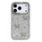 For iPhone 17 Pro Max Case Shell Texture Butterfly Pearl Rhinestone Decor PC + TPU Phone Cover - Small Butterfly - 1