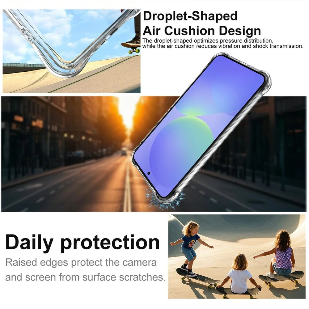 IMAK For Samsung Galaxy A37 5G Case TPU Phone Cover Airbag Shockproof Protection - 4