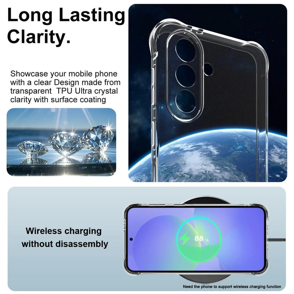 IMAK For Samsung Galaxy A37 5G Case TPU Phone Cover Airbag Shockproof Protection - 6