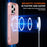 For iPhone 15 Pro Case Compatible with MagSafe Kickstand TPU PC Shockproof Phone Back Cover - Pink - 3