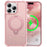 For iPhone 14 Pro Case Compatible with MagSafe Kickstand TPU PC Shockproof Phone Back Cover - Pink - 2