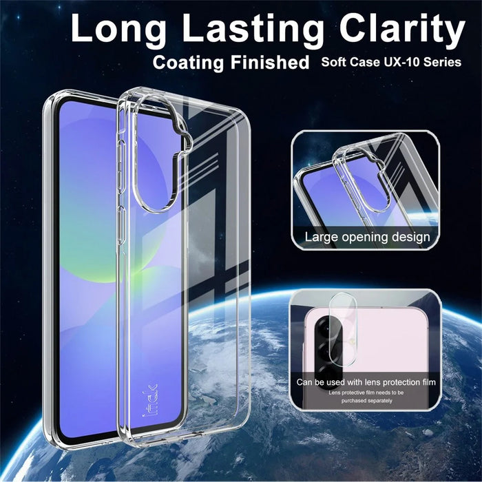 IMAK UX-10 Series For Samsung Galaxy A57 5G Phone Case Soft TPU Clear Mobile Back Cover - 3