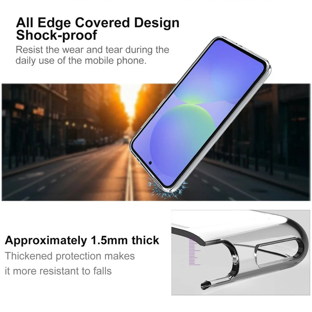 IMAK UX-10 Series For Samsung Galaxy A57 5G Phone Case Soft TPU Clear Mobile Back Cover - 4