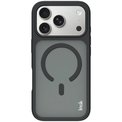 IMAK UX-9C Series For iPhone 17 Pro Magnetic Case TPU + PC Protective Phone Cover - Black - 1