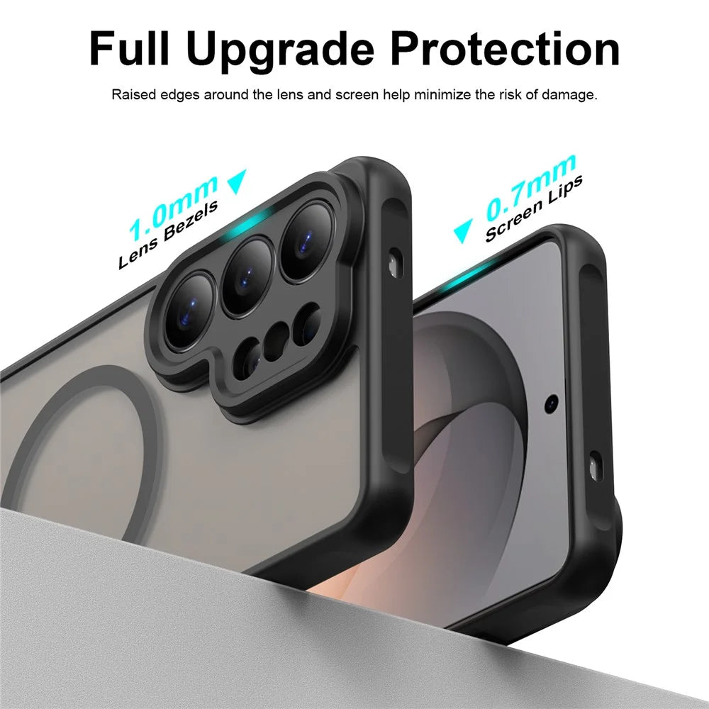 For Samsung Galaxy S26 Ultra Magnetic Case Anti Drop PC + TPU Phone Cover - Black - 3