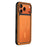 KZDOO For iPhone 17 Pro Case Compatible with MagSafe Metal Frame TPU + PC Phone Cover with Al Touch Button - Orange - 1