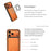 KZDOO For iPhone 17 Pro Case Compatible with MagSafe Metal Frame TPU + PC Phone Cover with Al Touch Button - Orange - 4