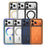 KZDOO For iPhone 17 Pro Case Compatible with MagSafe Metal Frame TPU + PC Phone Cover with Al Touch Button - Orange - 7