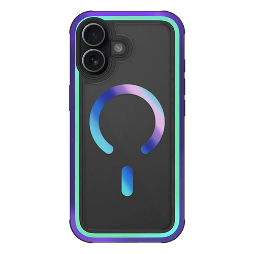 KZDOO For iPhone 17 Case Compatible with MagSafe Metal Frame TPU + PC Phone Cover - Aurora - 1