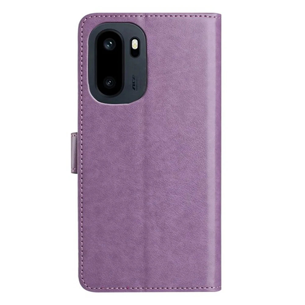 For OnePlus 15R 5G / Ace 6T 5G / Ace 6 5G Wallet Phone Case Stand PU Leather Folio Flip Cover with 8 Card Slot - Purple - 2
