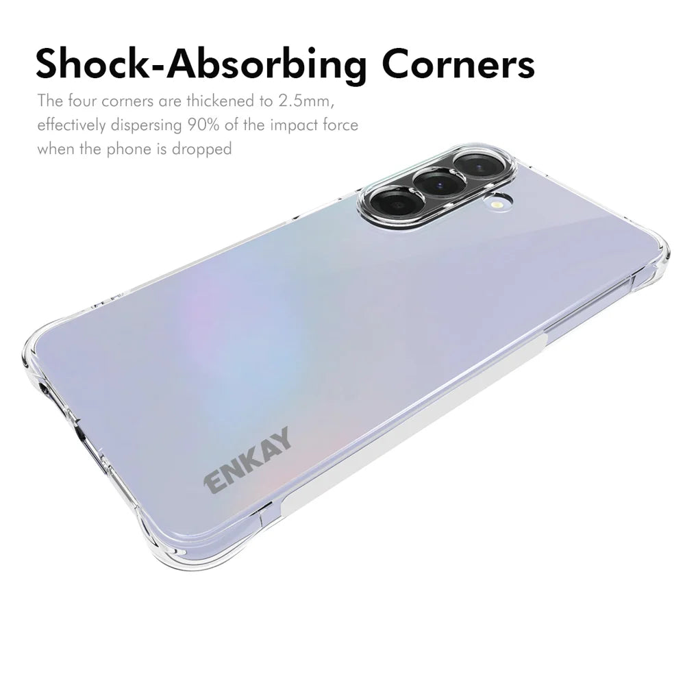 ENKAY HAT PRINCE For Samsung Galaxy S26+ Clear Phone Case   Shockproof Anti-slip TPU Cover - Transparent - 2