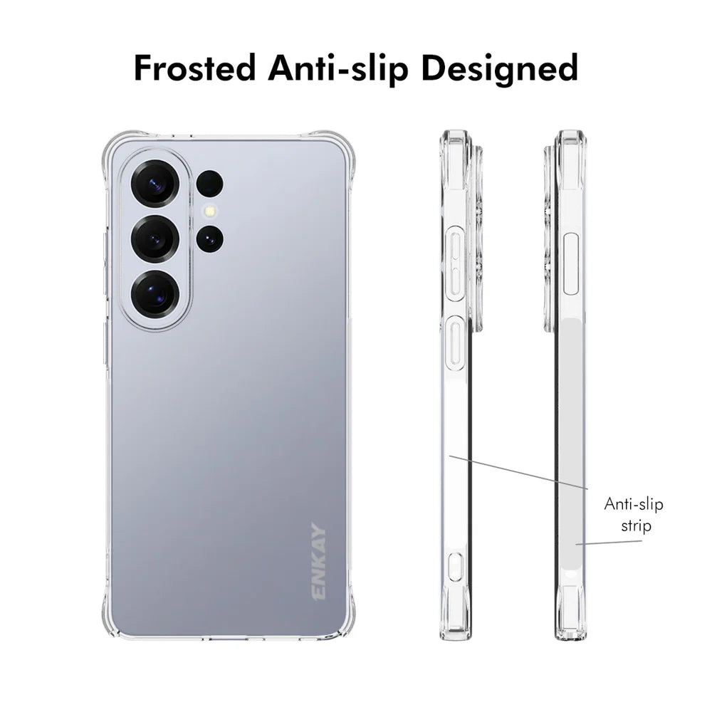 ENKAY HAT PRINCE For Samsung Galaxy S26 Ultra Clear Phone Case   Shockproof Anti-slip TPU Cover - Transparent - 4