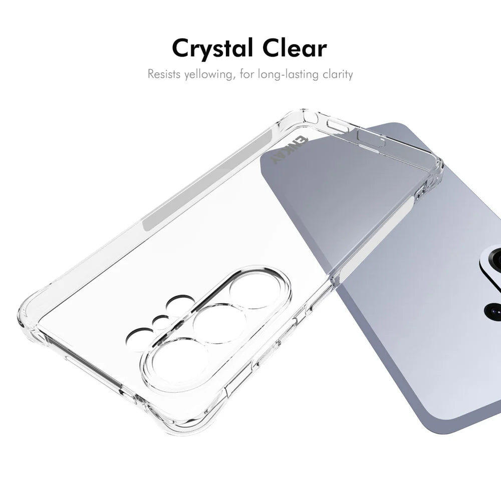 ENKAY HAT PRINCE For Samsung Galaxy S26 Ultra Clear Phone Case   Shockproof Anti-slip TPU Cover - Transparent - 5