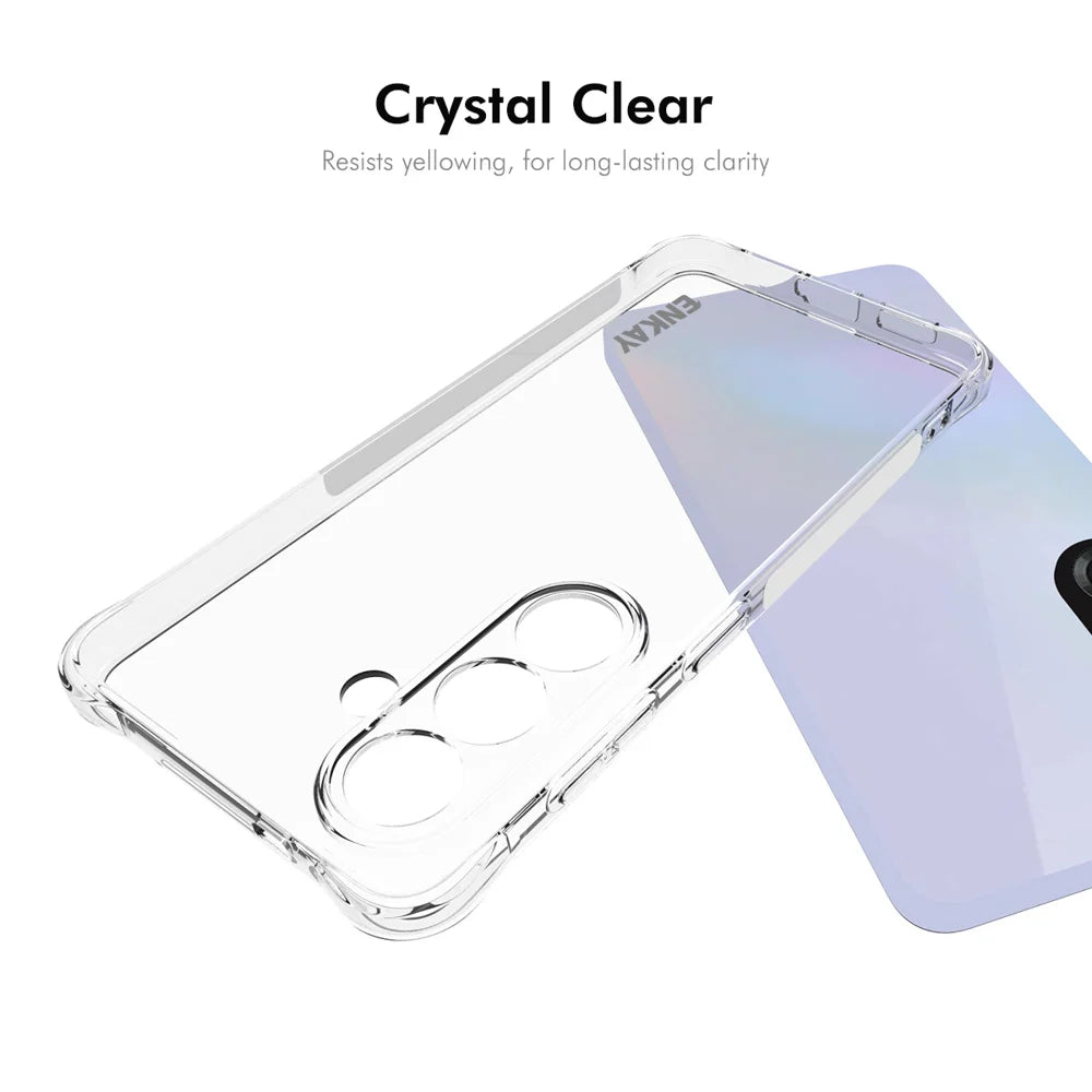 ENKAY HAT PRINCE For Samsung Galaxy S26 Clear Phone Case   Shockproof Anti-slip TPU Cover - Transparent - 5