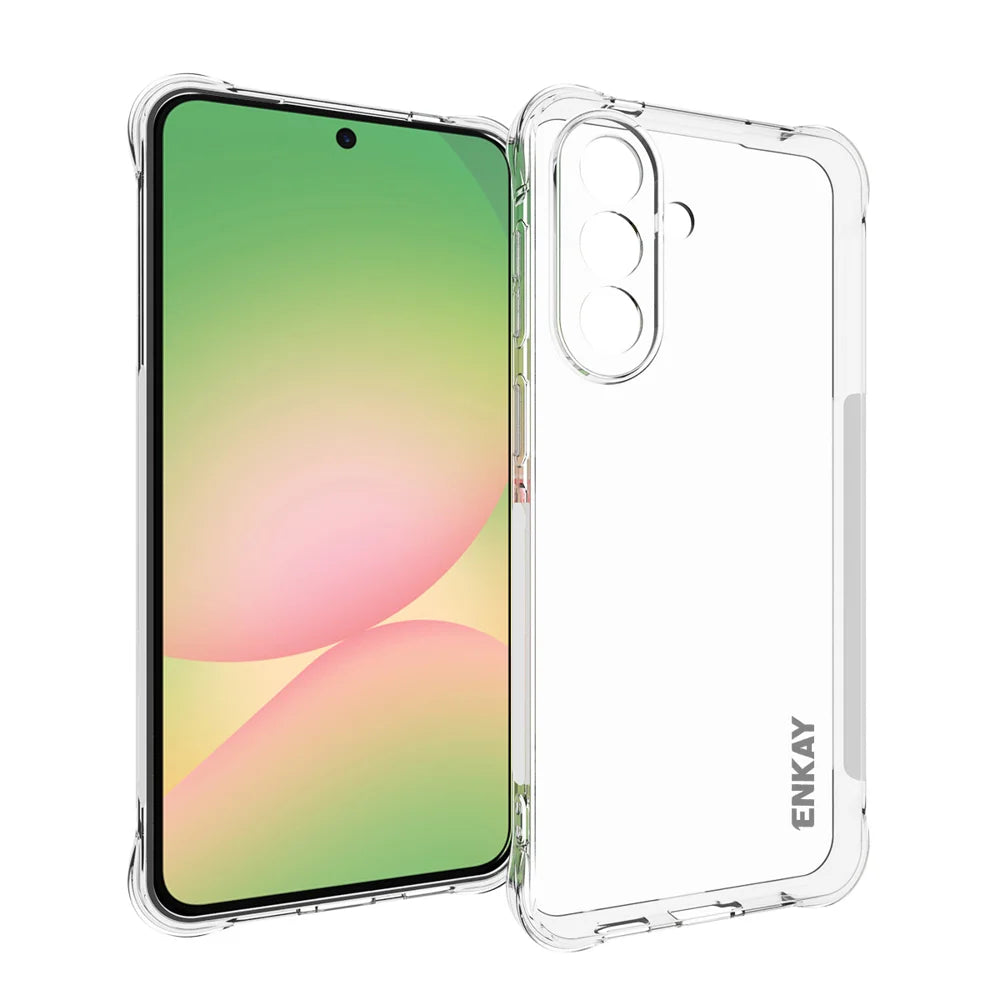 ENKAY HAT PRINCE For Samsung Galaxy A57 5G Clear Phone Case   Shockproof Anti-slip TPU Cover - Transparent - 1