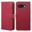 For Google Pixel 10a Case RFID Blocking Wallet Litchi Texture Leather Phone Cover Magnetic Clasp - Red - 1