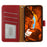For Google Pixel 10a Case RFID Blocking Wallet Litchi Texture Leather Phone Cover Magnetic Clasp - Red - 2