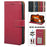 For Google Pixel 10a Case RFID Blocking Wallet Litchi Texture Leather Phone Cover Magnetic Clasp - Red - 5